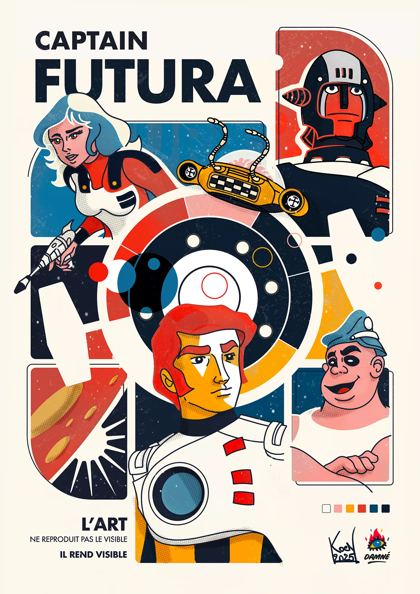 poster captain futura