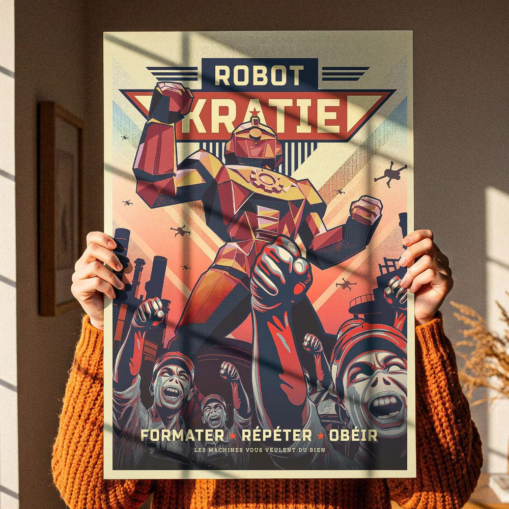 Poster constructivisme robot kratie